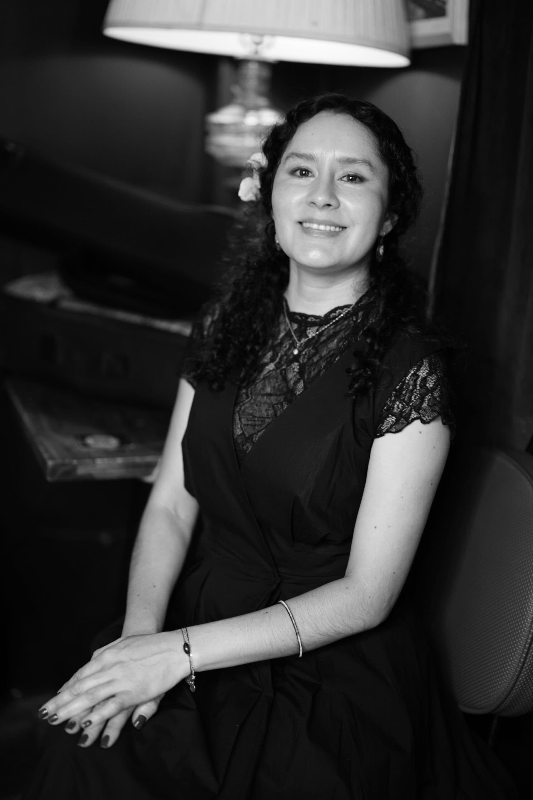 A member of Los Vega at the tarima